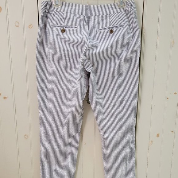 Cotton Seersucker Summer Pants - Picture 4 of 5